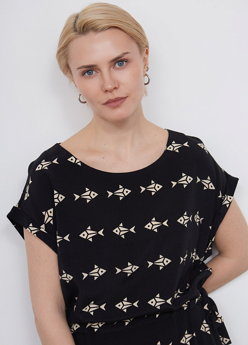 Платье жен. 360342.03312.8222A Черный (1)