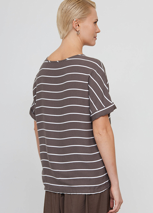 Блуза жен. 317496Г.11312.1107S Шоколадно молочный (4)