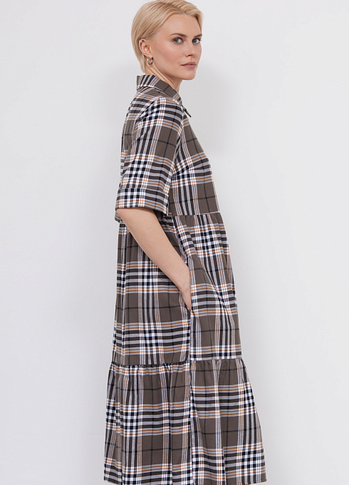 Платье жен. 368721.11312.3401P Хаки (4)