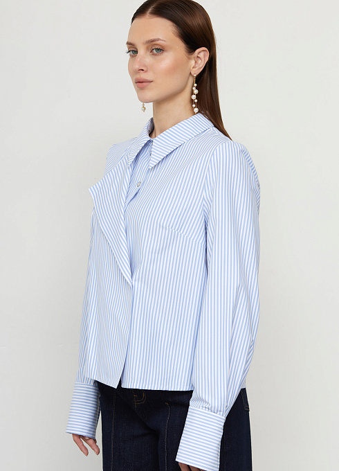 Блузка жен. 311129.03312.0216S Белыйголубой (1)