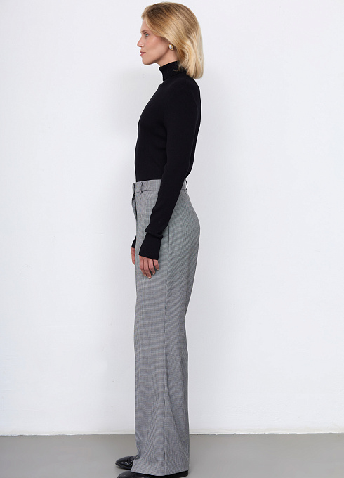 Брюки жен. 324429.11312.8202Z Чёрно-белый (1)