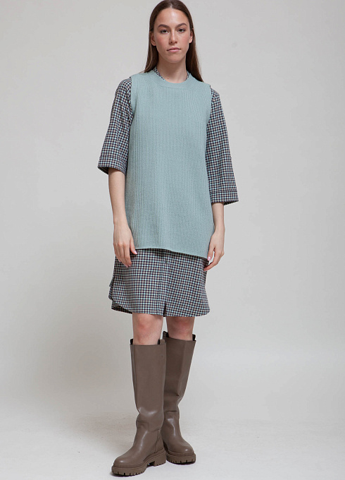 Жилет жен. 380056.33303.1200N Бирюзовый (2)