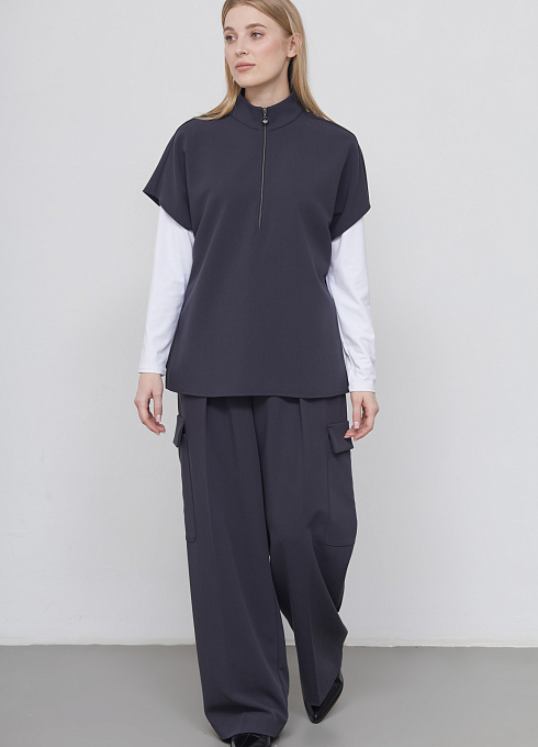 Блузка жен. 314265.11312.7600N Тёмно-серый  (2)