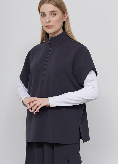 Блузка жен. 314265.11312.7600N Тёмно-серый  (4)