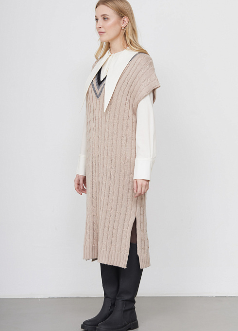 Платье жен. 360260.05303.0373N Бежевый  (3)