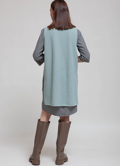 Жилет жен. 380056.33303.1200N Бирюзовый (4)