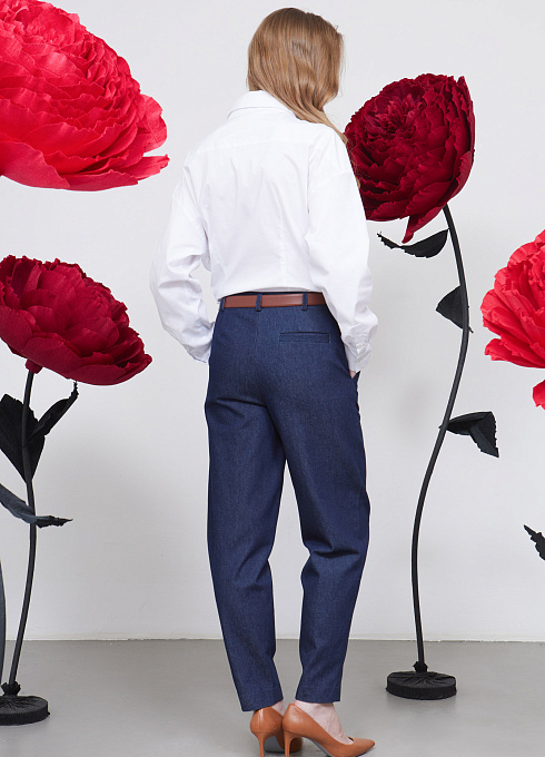 Брюки жен. 320350.03312.9600N Т.синий  (1)