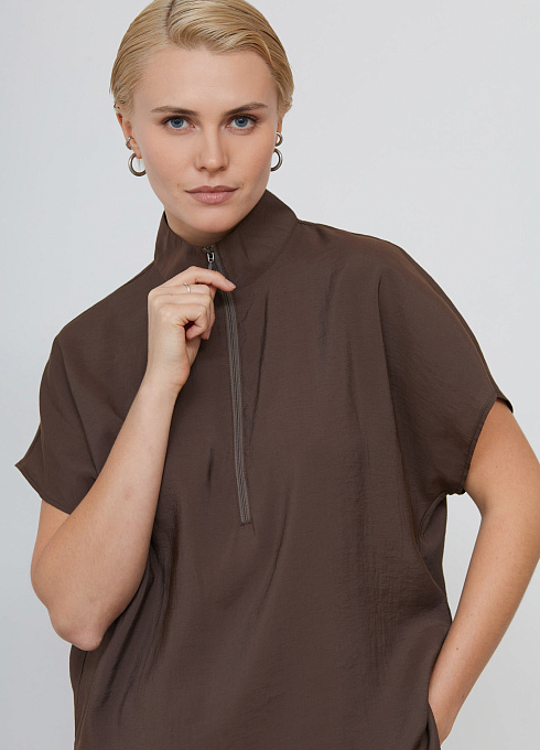 Блуза жен. 314265.11312.1100N Шоколадный (6)
