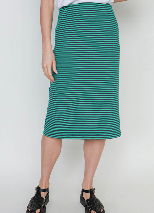 Юбка жен. 350042.6_313.2994S Зелено-синий  (3)