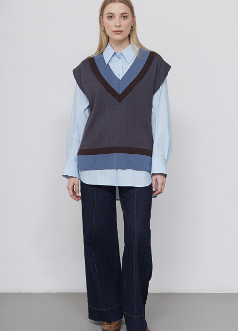 Жилет жен. 380077.33303.5716Y Голубой  (3)