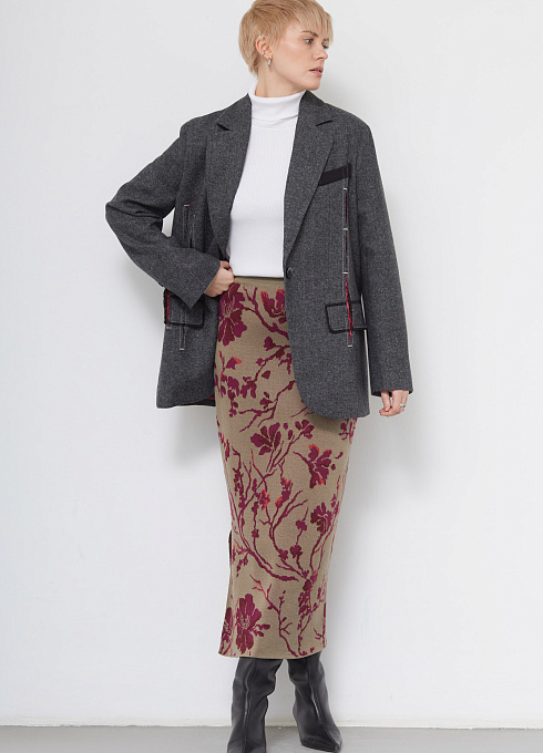 Жакет жен. 378376.11312.8201M Серый меланж (4)