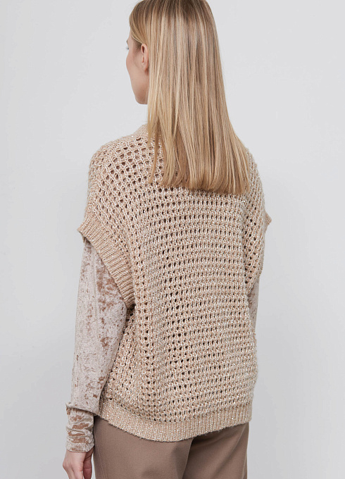 Жилет жен. 388106.42303.0600N Бежевый (1)