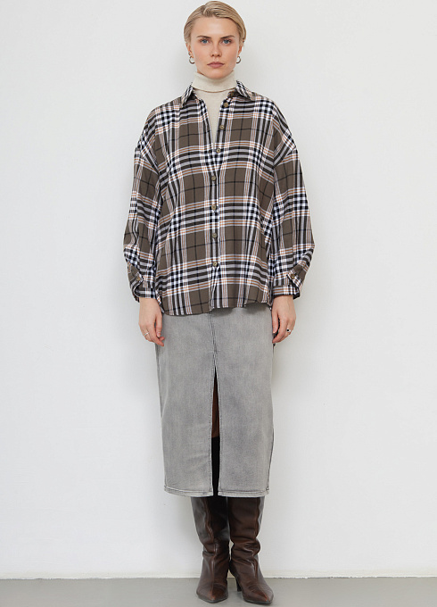 Блузка жен. 318189.11312.3401P Хаки (3)