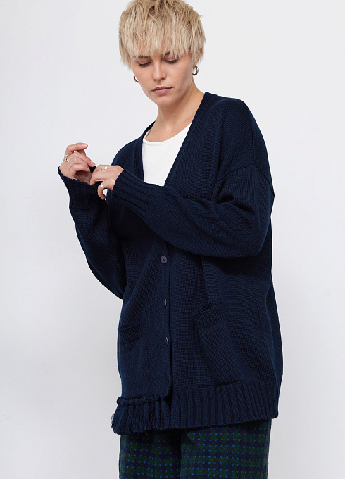 Жакет жен. 370243.15303.9600N Тёмно синий  (1)