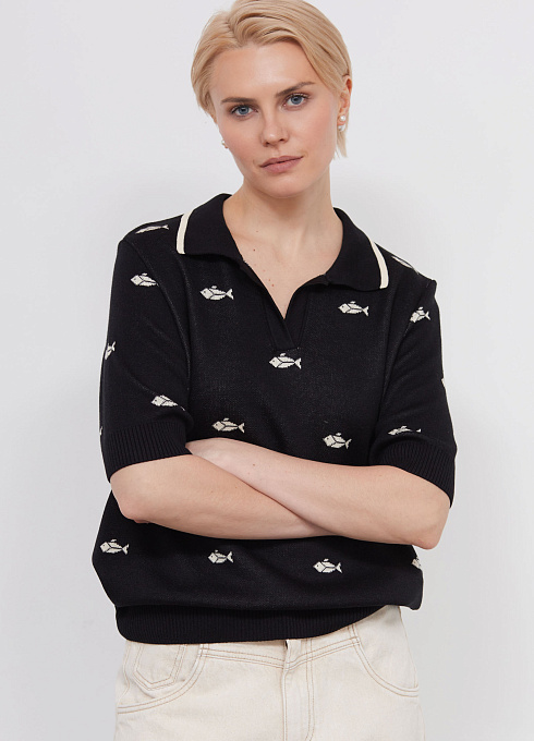 Джемпер жен. 310564.33303.8207A Чёрный (2)