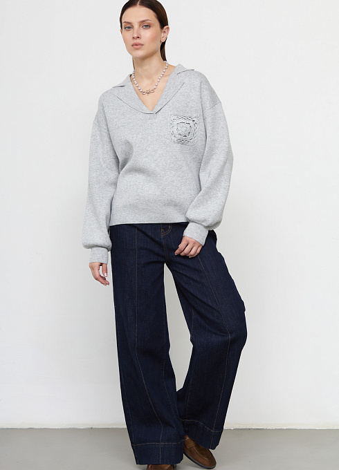 Джемпер жен. 318107.42303.7700M Серый (3)