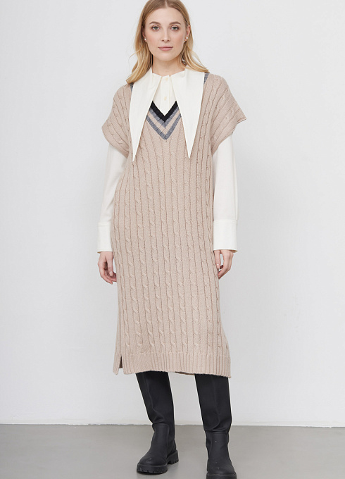 Платье жен. 360260.05303.0373N Бежевый  (2)