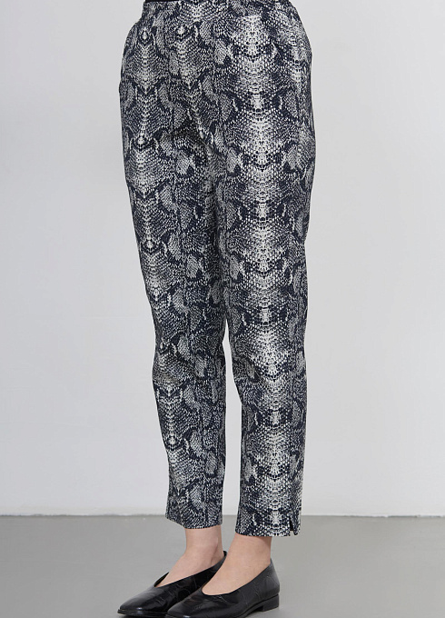 Брюки жен. 320326Б.6_313.8202A Бело-черный  (4)