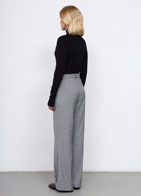 Брюки жен. 324429.11312.8202Z Чёрно-белый (4)