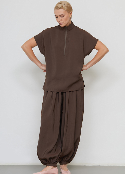 Блуза жен. 314265.11312.1100N Шоколадный (2)