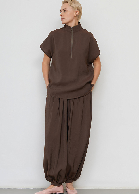 Брюки жен. 328585.11312.1100N Шоколадный (2)