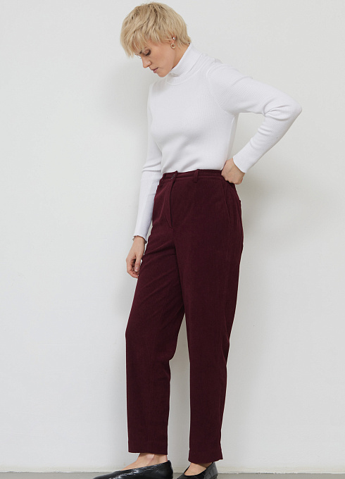 Брюки жен. 320262.09312.4800N Винный (3)