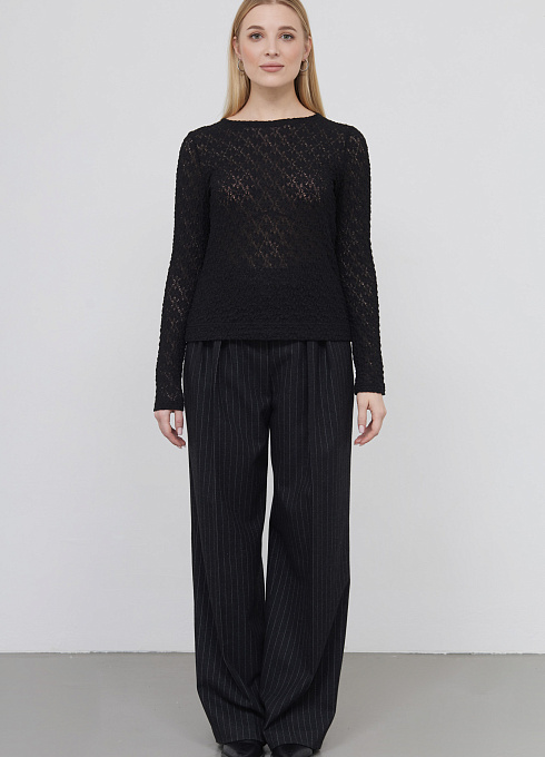 Джемпер жен. 310915.6_313.8200F Черный  (2)