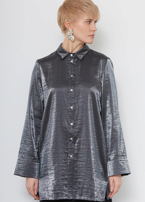 Блузка жен. 310959БМ.03312.8100L Серебряный (4)