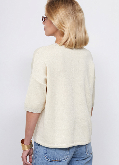 Джемпер жен. 310470.33303.0678L Молочно-серебристый2 (1)