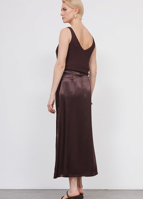 Юбка жен. 350065Б.03312.1100N Шоколадный (8)