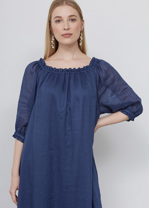 Платье жен. 360305П.03312.8400N Индиго  (1)