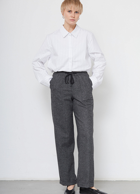 Брюки жен. 324259.11312.8201M Серый меланж (6)