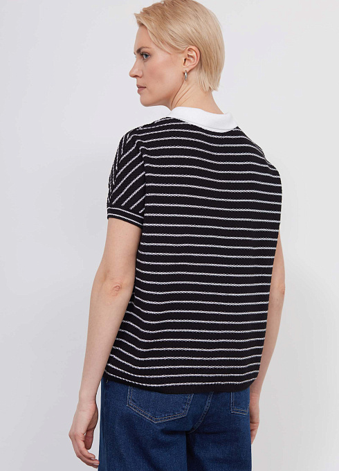 Джемпер жен. 310557.33303.0282S Бело-чёрный (5)