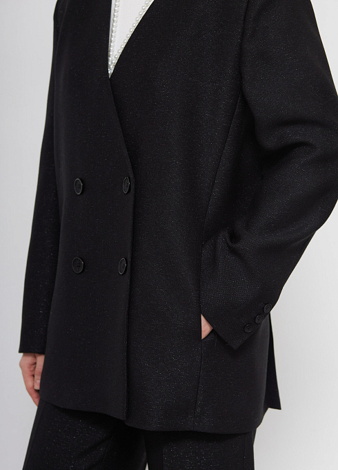 Жакет жен. 378300.11312.8200L Чёрный (1)