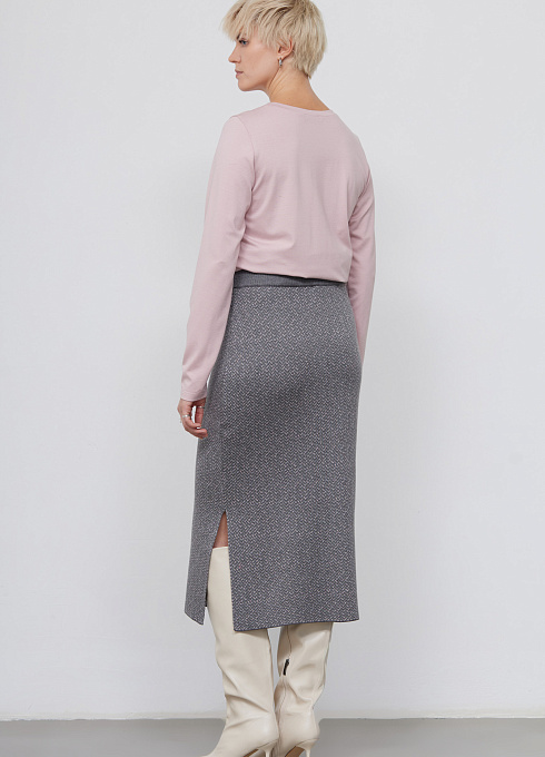 Юбка жен. 350105.33303.7901YF Серый  (5)
