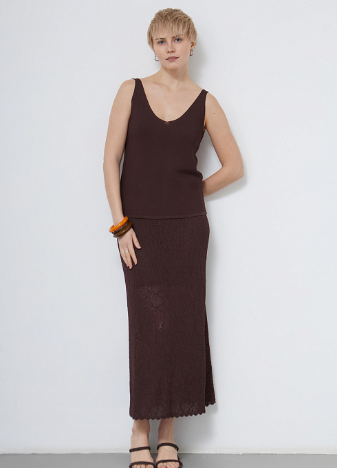 Джемпер жен. 310569.33303.1100N Коричневый (2)