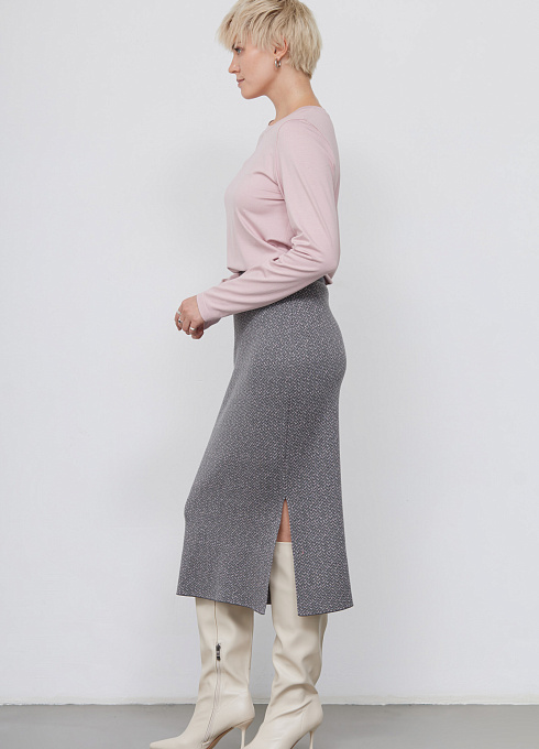 Юбка жен. 350105.33303.7901YF Серый  (4)