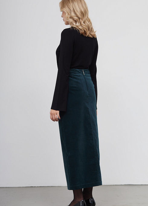 Юбка жен. 358182.11312.1400N Изумруд  (1)