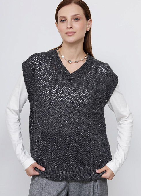 Жилет жен. 380108.05303.7700N Темно-серый  (3)
