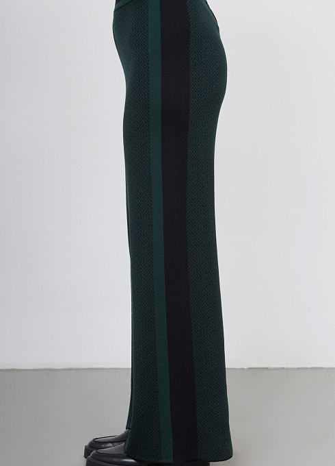 Брюки жен. 320248.33303.8212G Чёрно-бирюзовый (5)