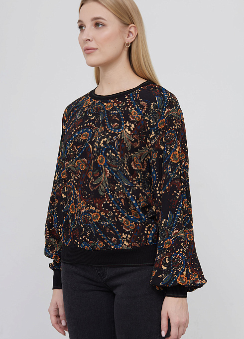 Блуза жен. 310903Т.03312.8201Y Чёрный  (4)