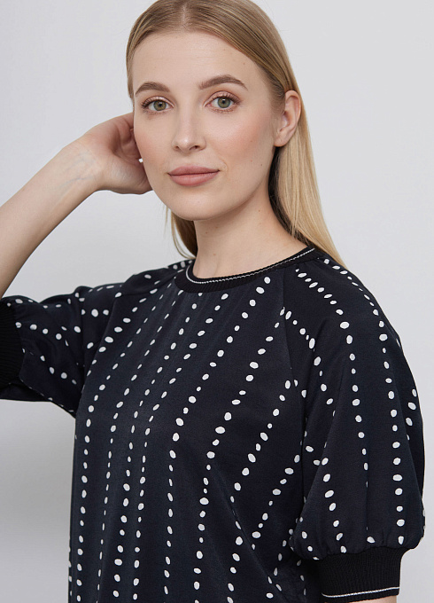 Блуза жен. 310903РВ.03312.8202I Черный (1)