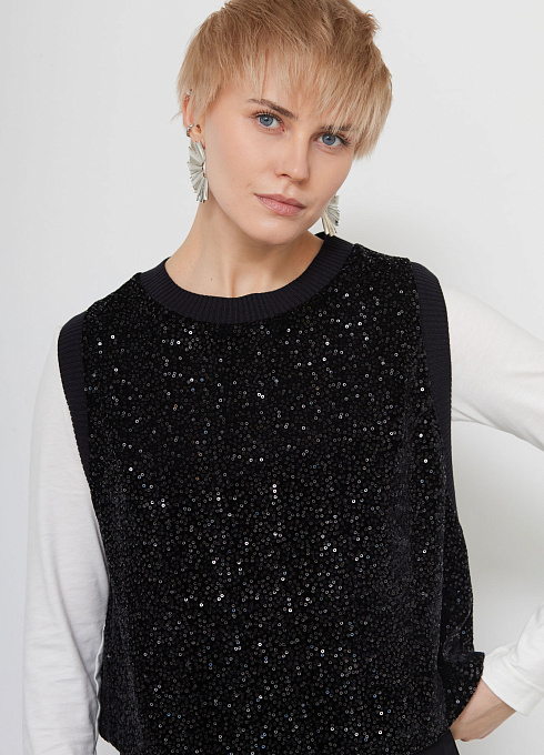 Жилет жен. 380021Б.6_313.8282L Черный (6)