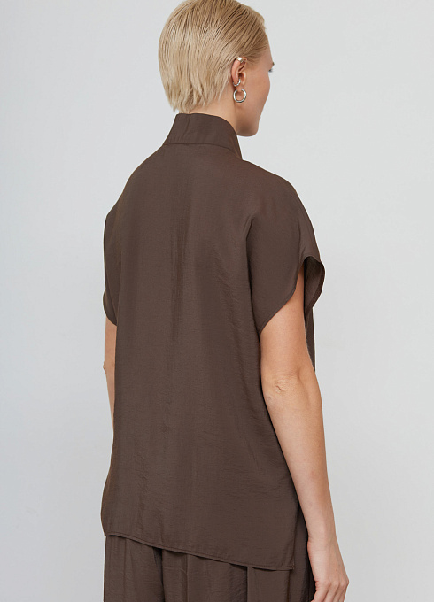 Блуза жен. 314265.11312.1100N Шоколадный (5)