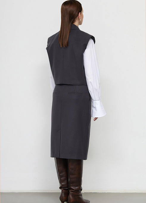 Юбка жен. 358412.11312.7600N Тёмно-серый (2)