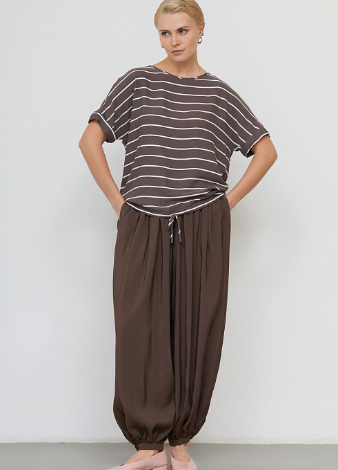 Блуза жен. 317496Г.11312.1107S Шоколадно молочный (2)