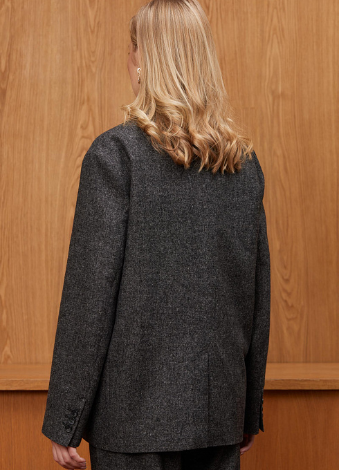 Жакет жен. 378176.11312.8201M Серый меланж  (5)