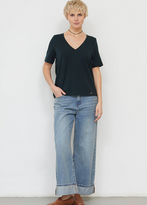 Джемпер жен. 311105Б.6_313.3500N Темно-зеленый (2)