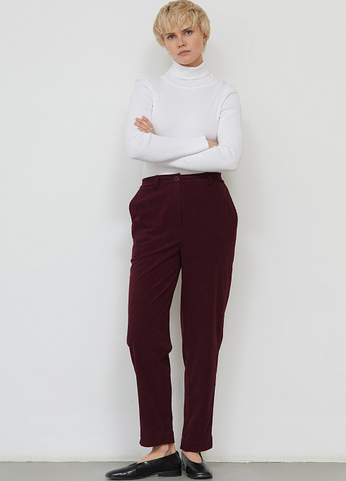 Брюки жен. 320262.09312.4800N Винный (2)