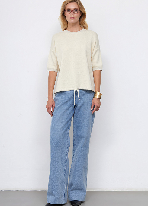 Джемпер жен. 310470.33303.0678L Молочно-серебристый2 (2)